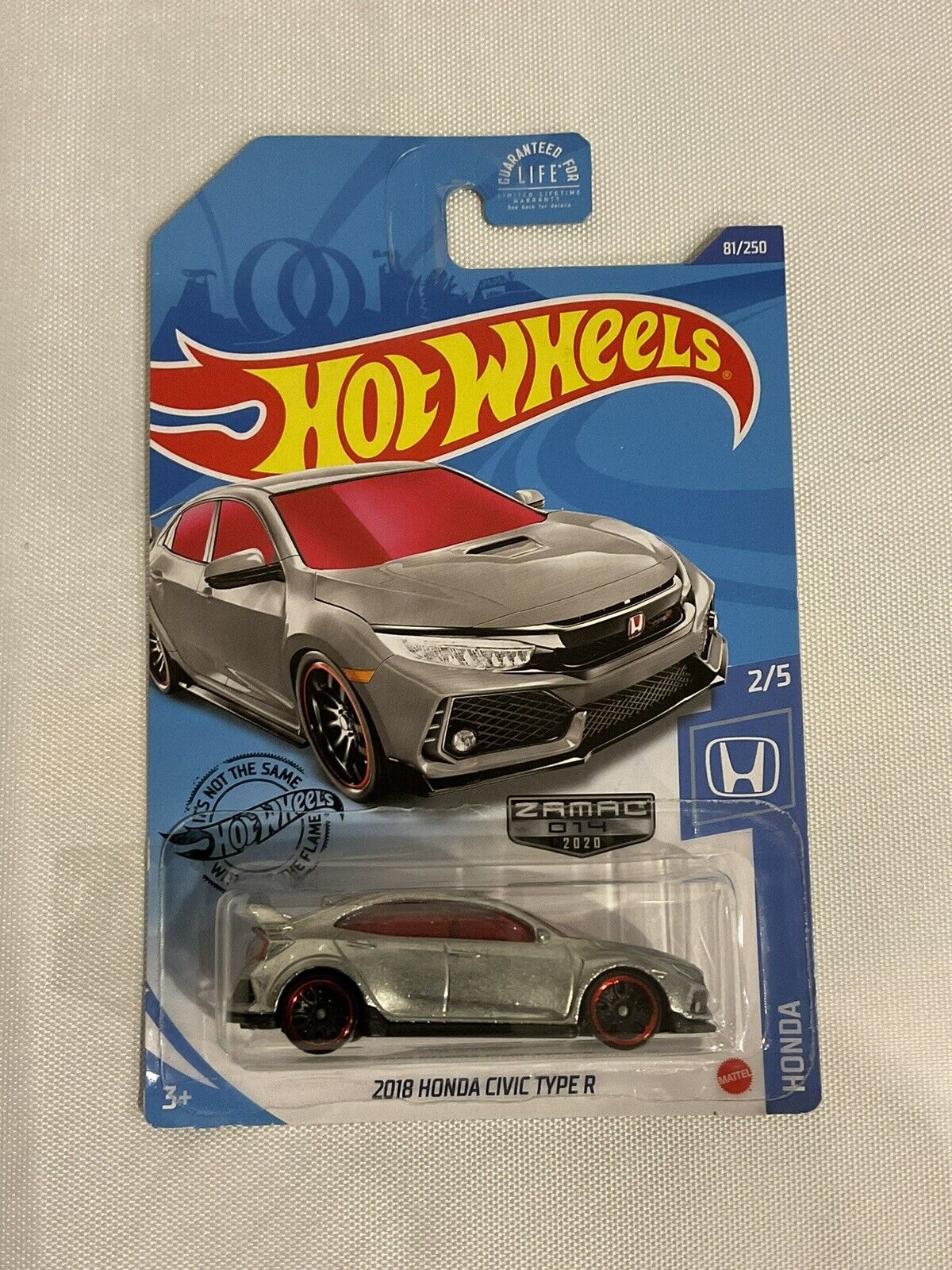 Honda Civic Type R 2018 Zamac FK8 Hot Wheels Premium JDM MACHRUN